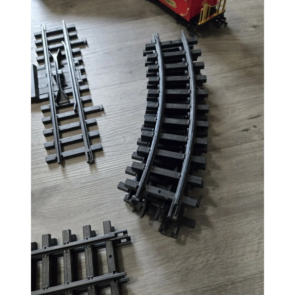 Vintage 1986 New Bright Silver Rail Express Western Railroad‎ Lines